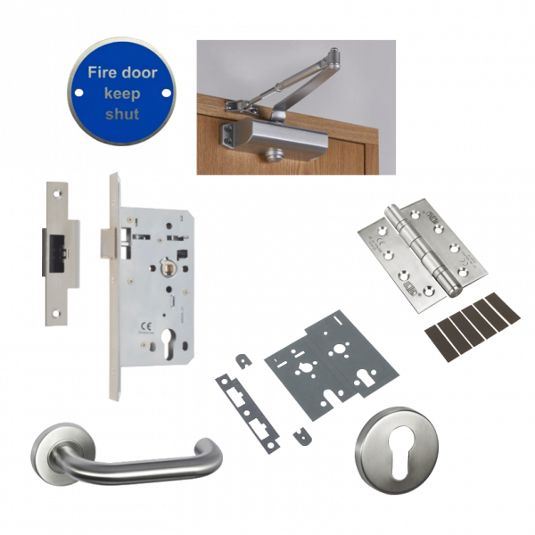 UNION Latch Fire Door Kit