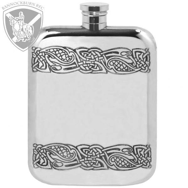 Clubs & Societies - 6oz Personalised Celtic Pewter Hip Flask